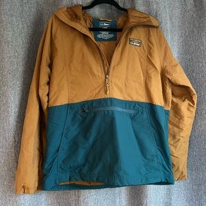 men’s L.L. Bean windbreaker quarter zip